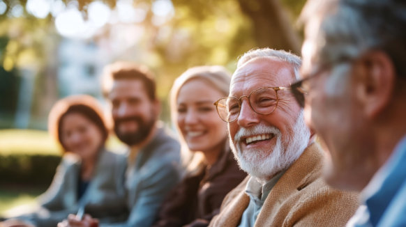 Family at Outdoor Gathering